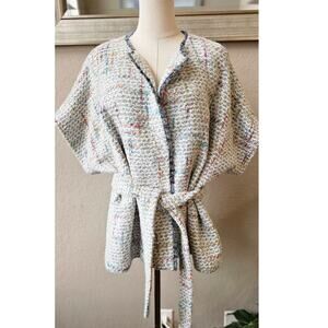 Vilagallo Multicolor Textured Jacket